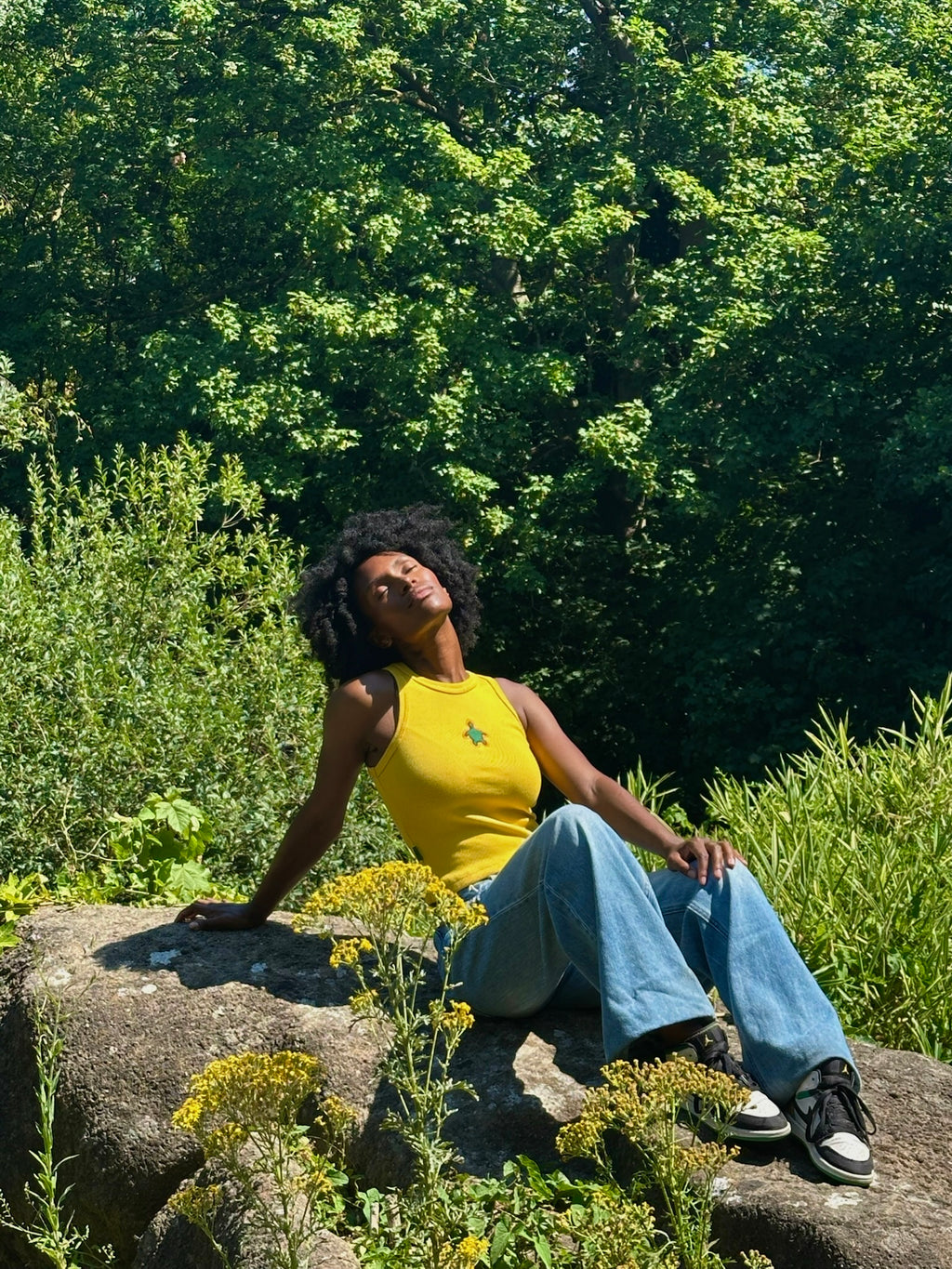 Yellow Turtle Tank Top.